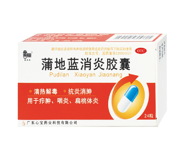 蒲地藍消炎膠囊24粒